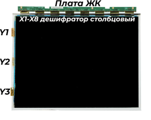 схема жк матрицы
